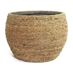 Abby Plant Pot - Straw Grass 6 Abby Plant Pot - Straw Grass -Garden Potted Plant Shop Abby Plant Pot Straw Grass 40cm
