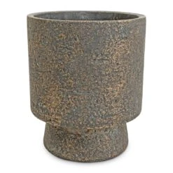 Aily Plant Pot - Earth Cement -Garden Potted Plant Shop Aily Plant Pot Anthracite 17x20cm