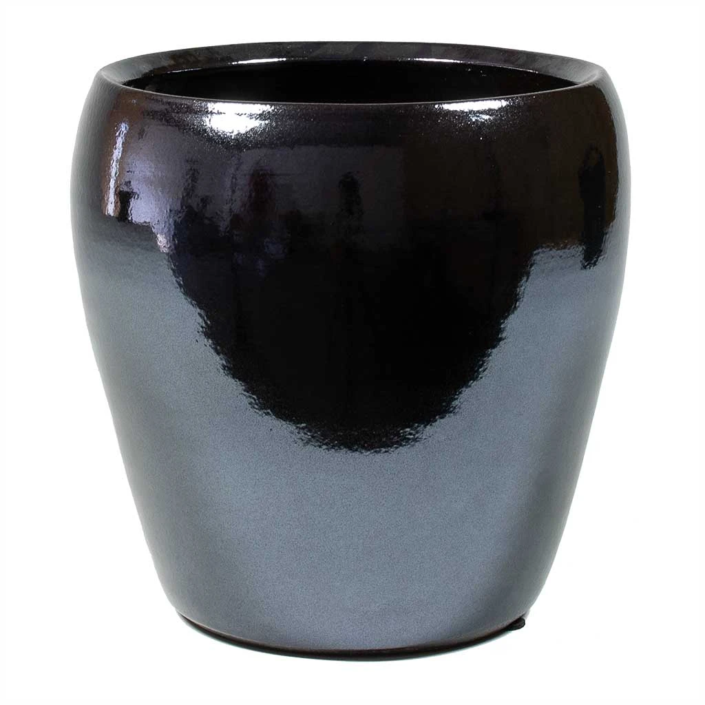 Amora Plant Pot - Anthracite Mirror 5 Amora Plant Pot - Anthracite Mirror - Image 5