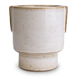 Aries Handles Plant Pot - White -Garden Potted Plant Shop Aries Handles Plant Pot White 14x15cm