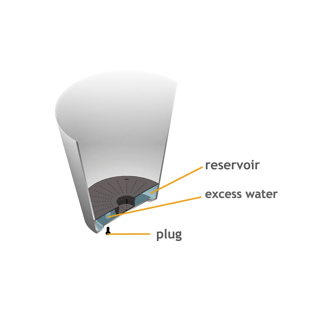 Ella Artstone Balcony Trough Planter - Grey 5 Ella Artstone Balcony Trough Planter - Grey - Image 5