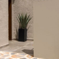 Bouvy Natural Planter - Black -Garden Potted Plant Shop Bouvy Natural Planter Black Lifestyle 4