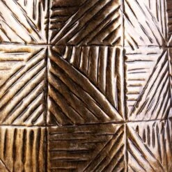 Calvin Metal Plant Pots - Set Of 3 - Matt Gold -Garden Potted Plant Shop Calvin Metal Plant Pots Set of 3 Matt Gold SWATCH