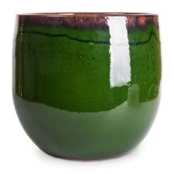Charlotte Plant Pot - Green 32 Charlotte Plant Pot - Green -Garden Potted Plant Shop Charlotte Plant Pot Green 29x25cm