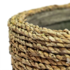 Cody Plant Pot - Straw Grass -Garden Potted Plant Shop Cody Plant Pot Straw Grass Close Up