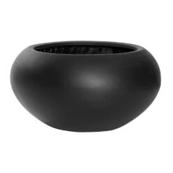 Cora Natural Bowl Planter - Black -Garden Potted Plant Shop Cora Natural Planter Black 47x25.5cm