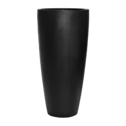 Dax Natural Tall Planter - Black