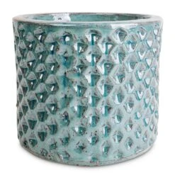 Dion Planters - Set Of 3 - Ocean Blue -Garden Potted Plant Shop Dion Planters Set of 3 Ocean Blue 1