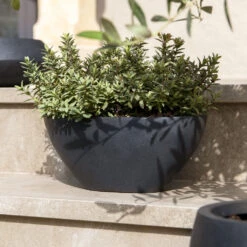 Dorant Natural Planter - Black -Garden Potted Plant Shop DorantNaturalPlanter Black 2