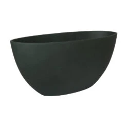 Dorant Refined Oval Plant Bowl - Pine Green