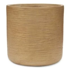 Dune Cylinder Planter - Almond 10 Dune Cylinder Planter - Almond -Garden Potted Plant Shop Dune Cylinder Planter Almond 44x44cm