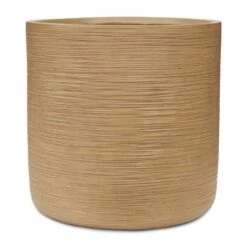 Dune Cylinder Planter - Almond 12 Dune Cylinder Planter - Almond -Garden Potted Plant Shop Dune Cylinder Planter Almond 53x52cm