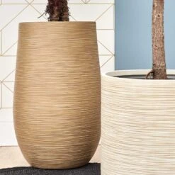 Dune Partner Planter - Almond -Garden Potted Plant Shop Dune Partner Planter Almond Lifestyle