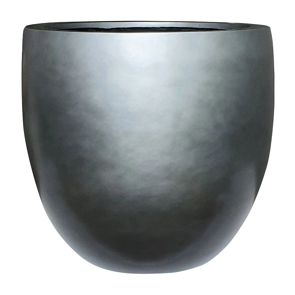 Gradient Balloon Planter - Matt Grey 2 Gradient Balloon Planter - Matt Grey - Image 2