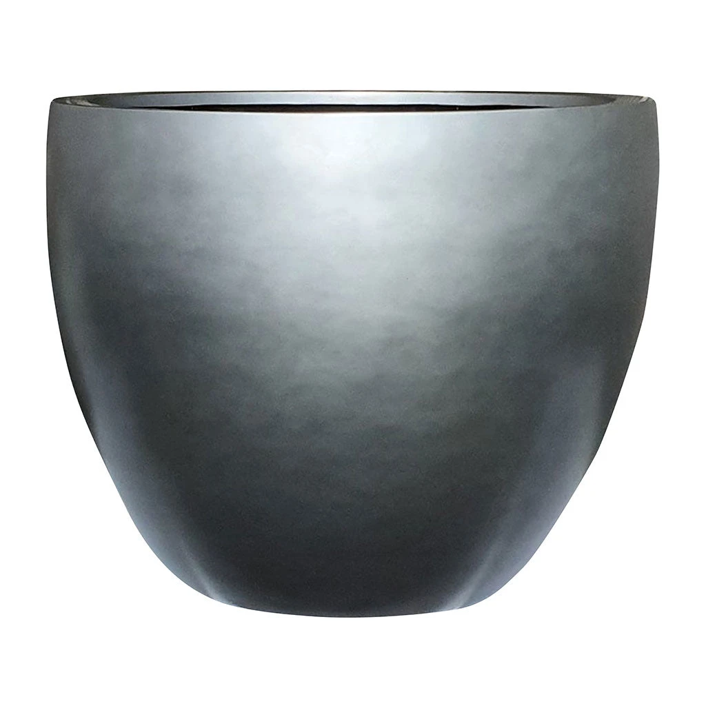 Gradient Couple Planter - Matt Grey 1 Gradient Couple Planter - Matt Grey