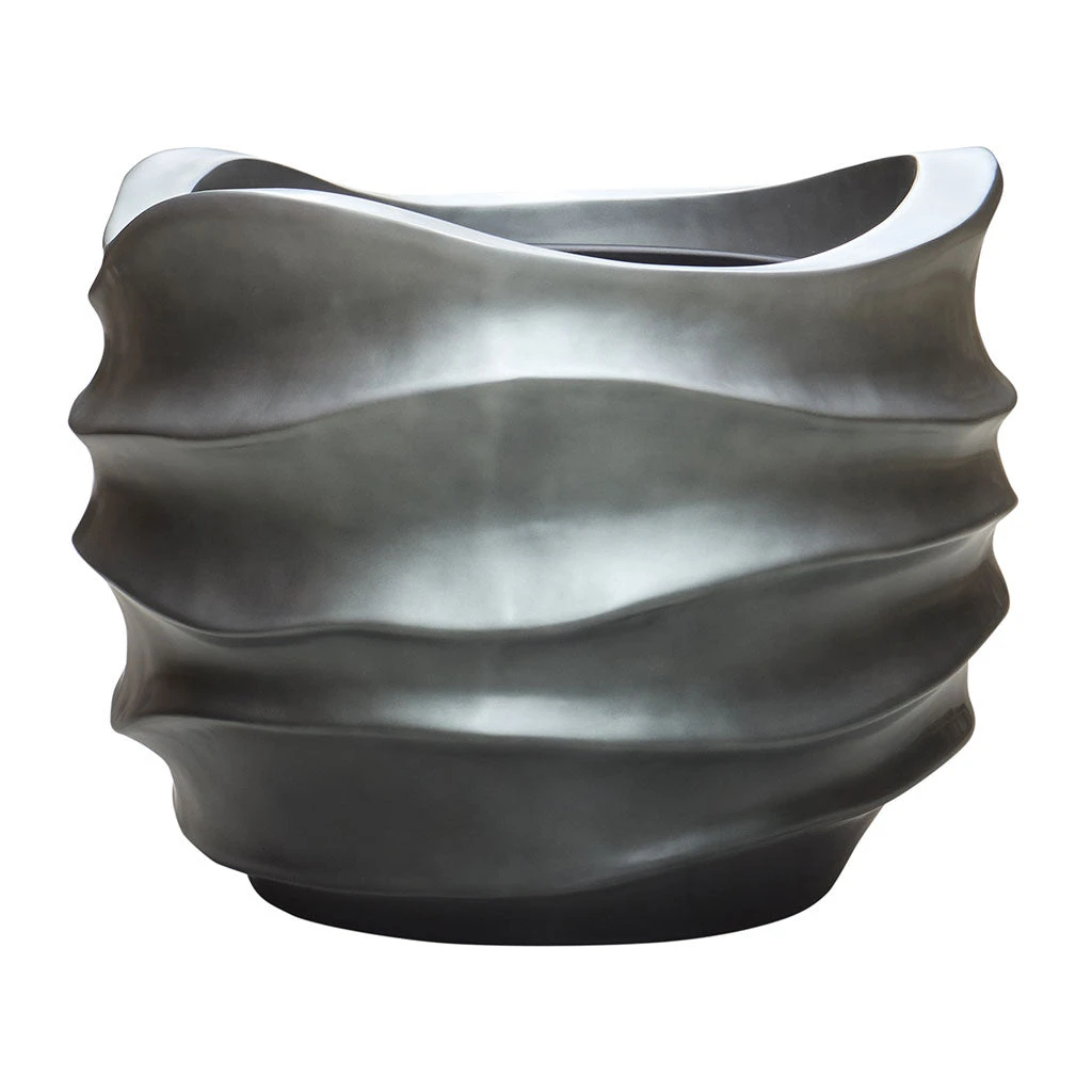 Gradient Lee Couple Planter - Matt Grey 1 Gradient Lee Couple Planter - Matt Grey