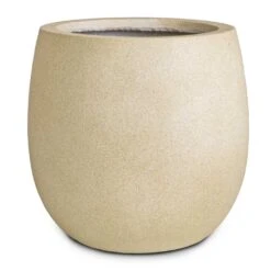 Grigio Balloon Plant Pot - Antique White Concrete -Garden Potted Plant Shop Grigio Balloon Plant Pot Antique White Concrete 30x30cm