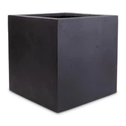 Grigio Cube Planter - Anthracite Concrete 12 Grigio Cube Planter - Anthracite Concrete -Garden Potted Plant Shop Grigio Cube Planter Anthracite Concrete 30x30x30cm