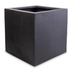 Grigio Cube Planter - Anthracite Concrete 14 Grigio Cube Planter - Anthracite Concrete -Garden Potted Plant Shop Grigio Cube Planter Anthracite Concrete 40x40x40cm