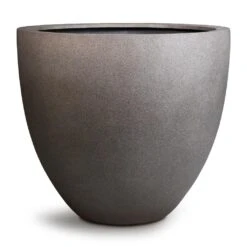 Grigio Egg Pot Planter - Natural Concrete -Garden Potted Plant Shop Grigio Egg Pot Plant Pot Natural Concrete 60x54cm