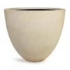 Grigio Egg Pot Planter - Antique White Concrete