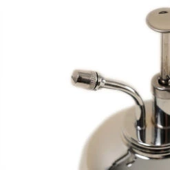 Haws Smethwick Spritzer In Nickel 6 Haws Smethwick Spritzer In Nickel -Garden Potted Plant Shop Haws Smethwick Spritzer in Nickel Close Up