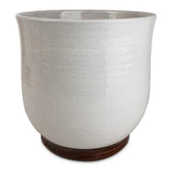 Jayla Plant Pot - White 9 Jayla Plant Pot - White -Garden Potted Plant Shop Jayla Plant Pot White 27x25cm