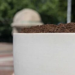 Jesslyn Refined Planter - Natural White -Garden Potted Plant Shop Jesslyn Refined Planter Natural White Textures