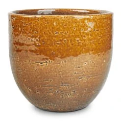 Jolin Plant Pot - Ochre -Garden Potted Plant Shop Jolin Plant Pot Desert 14x13cm