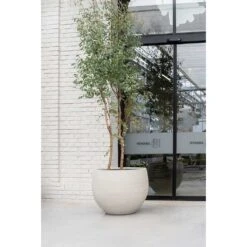 Jumbo Orb Planter - Stone Washed 16 Jumbo Orb Planter - Stone Washed -Garden Potted Plant Shop Jumbo Orb Planter Stone Washed Garden Tree