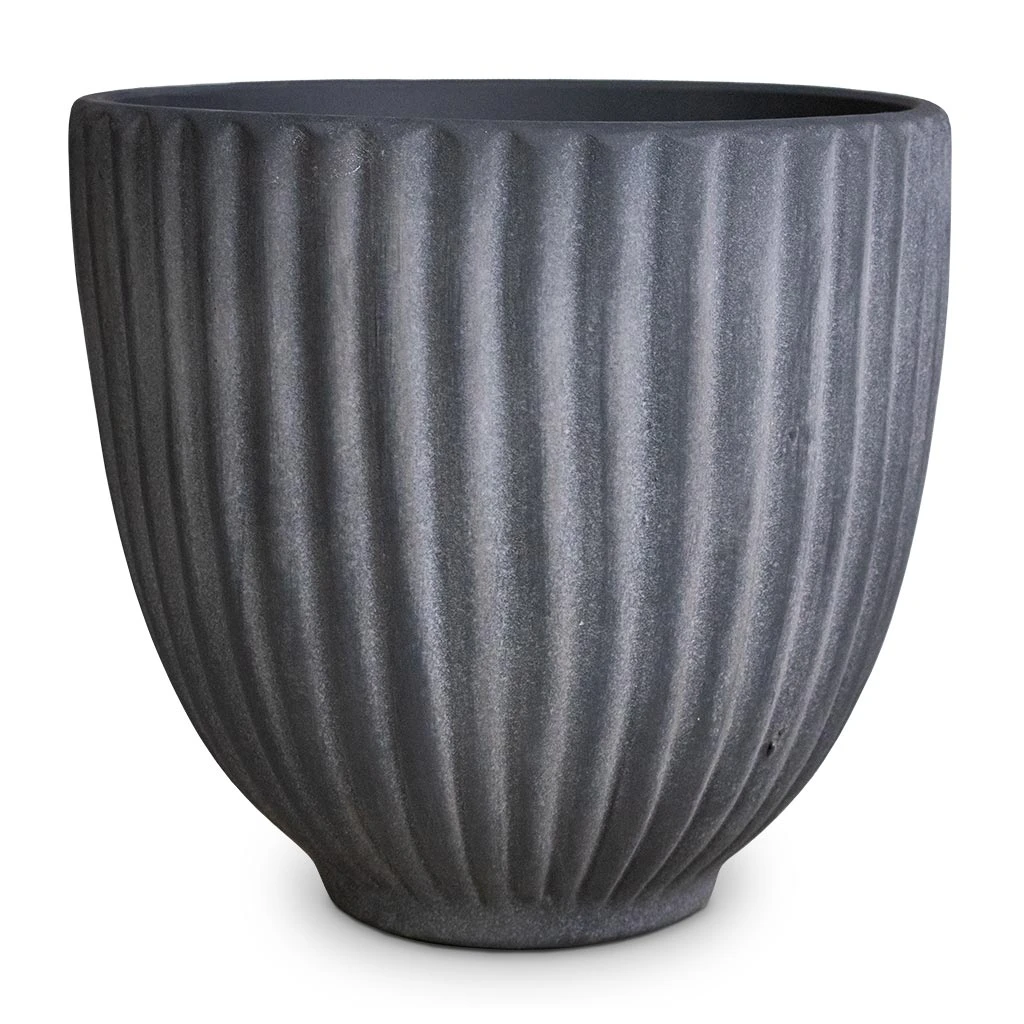 Lagos Plant Pot - Anthracite 3 Lagos Plant Pot - Anthracite - Image 3