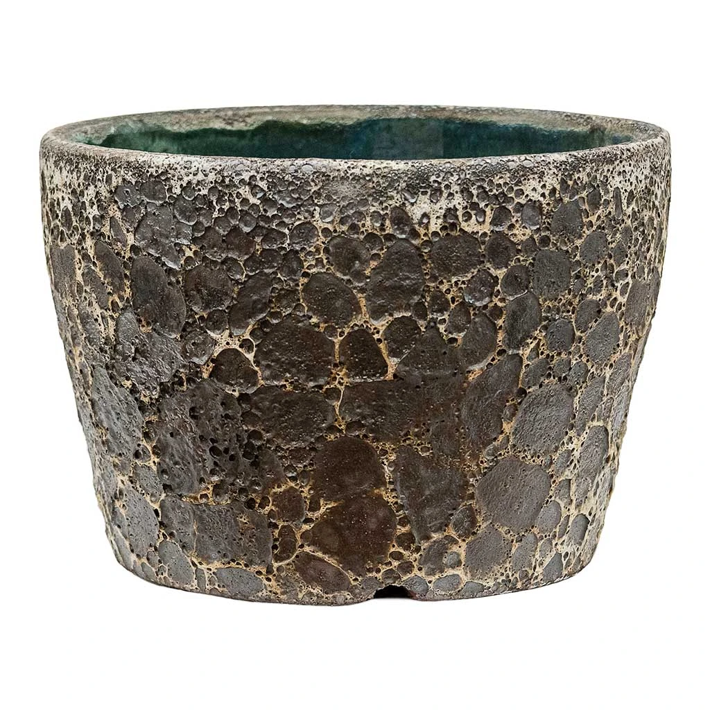 Lava Couple Straight Relic Planter - Black 1 Lava Couple Straight Relic Planter - Black