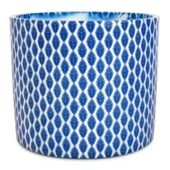 Lazzaro Plant Pot - Navy Garland -Garden Potted Plant Shop Lazzaro Plant Pot Navy Garland 15x13cm