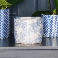 Lazzaro Plant Pot - Vintage Foliage 8 Lazzaro Plant Pot - Vintage Foliage -Garden Potted Plant Shop Lazzaro Plant Pot Vintage Foliage 15 x 13cm