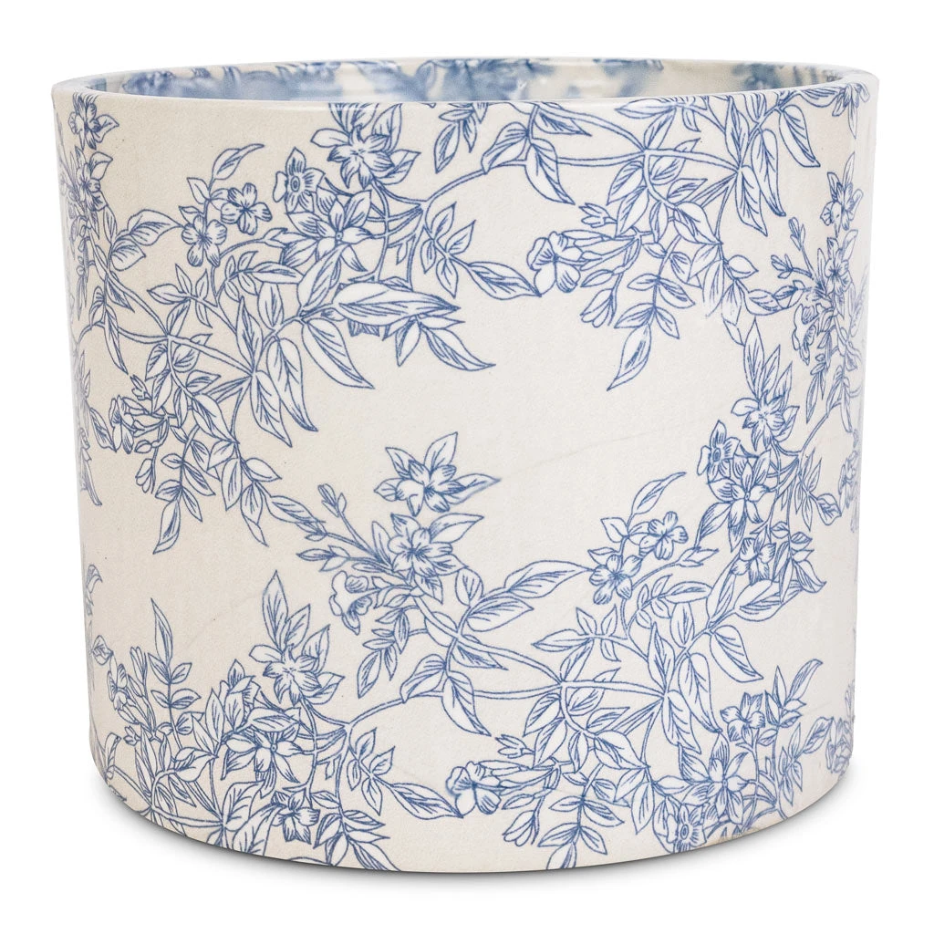 Lazzaro Plant Pot - Vintage Foliage 1 Lazzaro Plant Pot - Vintage Foliage