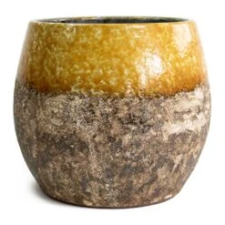 Lindy Plant Pot - Ochre -Garden Potted Plant Shop Lindy Plant Pot Ochre 30cm