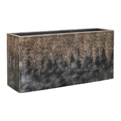 Luxe Lite Comet Trough Planter - Bronze