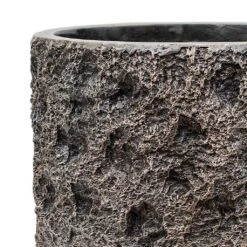 Luxe Lite Moon Cylinder Planter - Bronze -Garden Potted Plant Shop Luxe Lite Moon Cylinder Planter Bronze Close Up