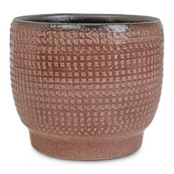 Lykke Plant Pot - Chestnut Blush -Garden Potted Plant Shop Lykke Plant Pot Chestnut 15x13cm