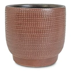 Lykke Plant Pot - Chestnut Blush -Garden Potted Plant Shop Lykke Plant Pot Chestnut 21x20cm