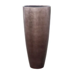 Metallic Partner Planter - Matt Coffee -Garden Potted Plant Shop Metallic Partner Planter Matt Coffee 40x90cm
