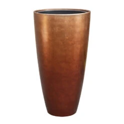 Metallic Partner Planter - Matt Copper -Garden Potted Plant Shop Metallic Partner Planter Matt Copper 40x75cm