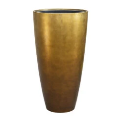 Metallic Partner Planter - Matt Honey 10 Metallic Partner Planter - Matt Honey -Garden Potted Plant Shop Metallic Partner Planter Matt Honey 49x90cm