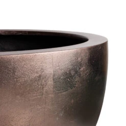 Metallic Plant Bowl - Matt Coffee -Garden Potted Plant Shop Metallic Plant Bowl Matt Coffee SWATCH 2
