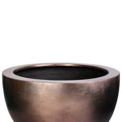 Metallic Plant Bowl - Matt Coffee -Garden Potted Plant Shop Metallic Plant Bowl Matt Coffee SWATCH 3