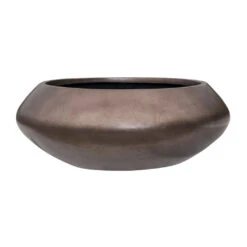 Metallic UFO Plant Bowl - Matt Coffee 9 Metallic UFO Plant Bowl - Matt Coffee -Garden Potted Plant Shop Metallic UFO Plant Bowl Matt Coffee 55x22cm