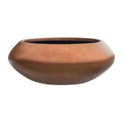 Metallic UFO Plant Bowl - Matt Copper 8 Metallic UFO Plant Bowl - Matt Copper -Garden Potted Plant Shop Metallic UFO Plant Bowl Matt Copper 55x22cm