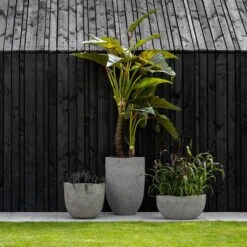 Hayes Mountain Planter - Granite Grey 10 Hayes Mountain Planter - Granite Grey -Garden Potted Plant Shop Mountain Planters Collection