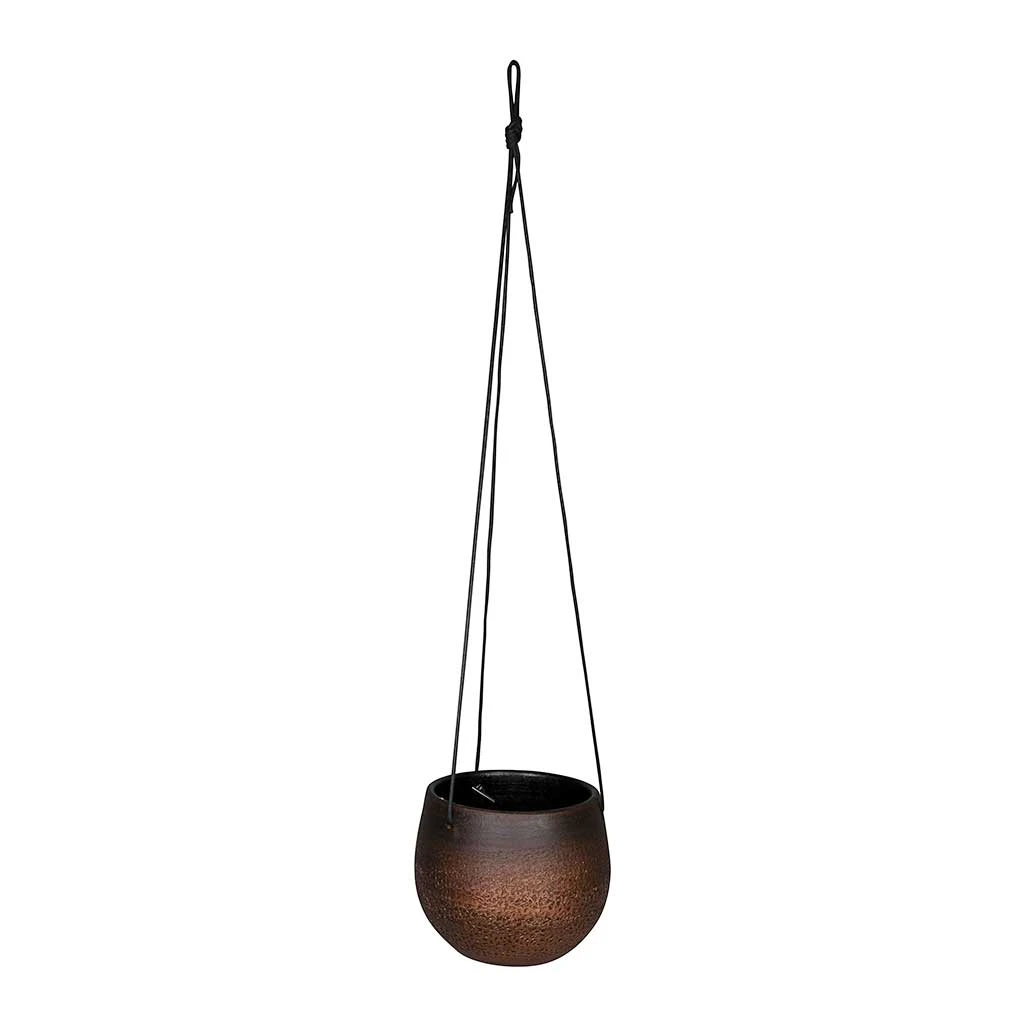 Mya Hanging Planter - Shiny Mocha 6 Mya Hanging Planter - Shiny Mocha - Image 6