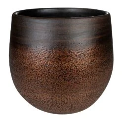 Mya Plant Pot - Shiny Mocha -Garden Potted Plant Shop Mya Plant Pot Shiny Mocha 26cm